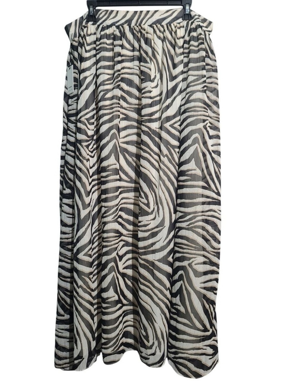 Express x Rachel Zoe Animal Print Maxi Skirt  XL